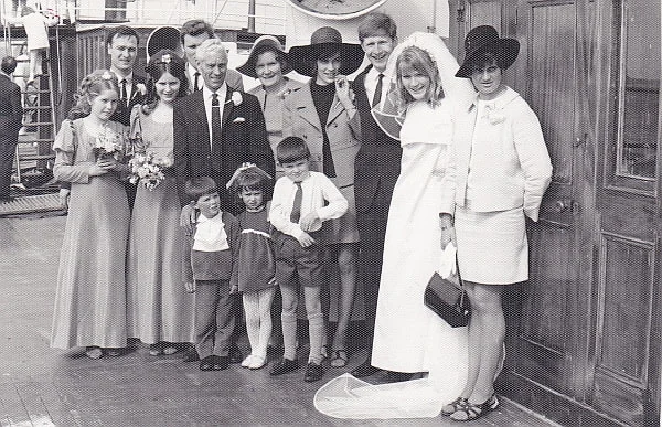 Medway Queen was popular for wedding receptions.