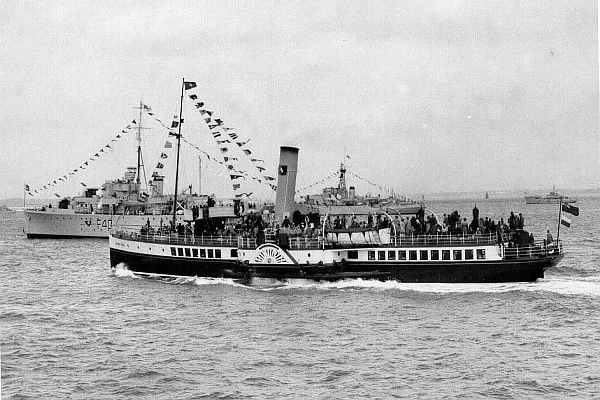 Medway Queen at the Spithead Review.