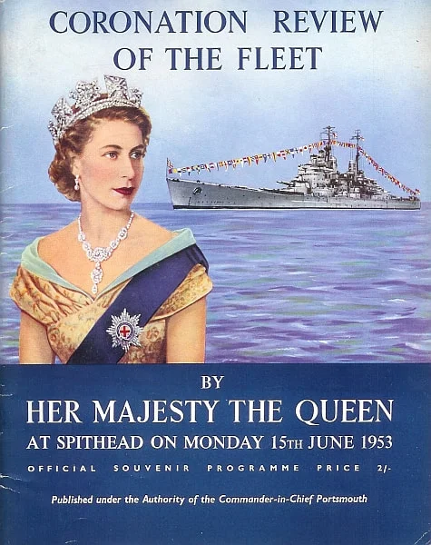 Review programme cover. published 1953.